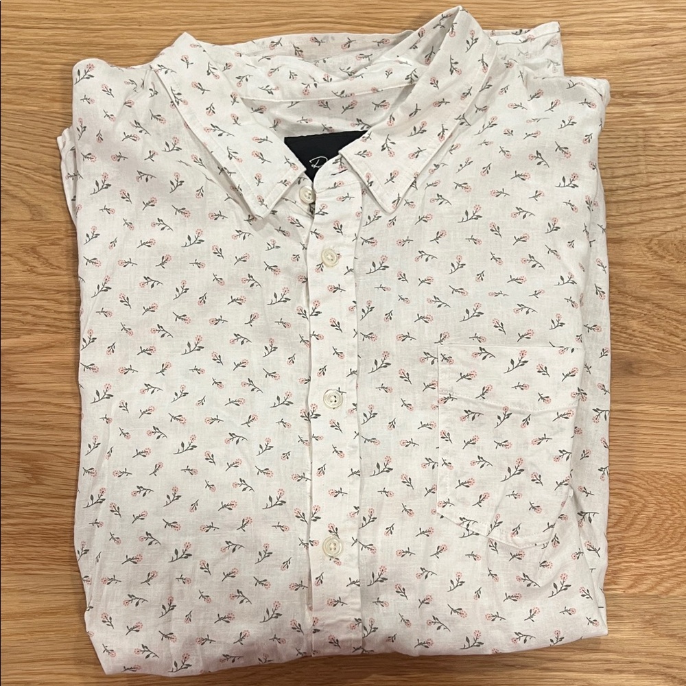 Rails White Short Sleeve Button Down